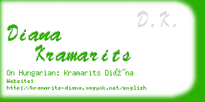 diana kramarits business card